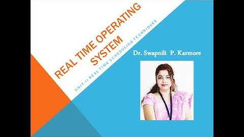 Real Time Sheduling approaches