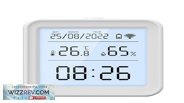 Tuya TH08 Wi-Fi Zigbe Temperature Humidity Sensor Hygrometer Wireless Alexa Google Review