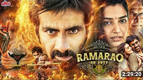 ORavi Teja RAMARAO ON DUTY New Release (2025) South BLOCKBUSTER