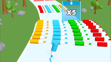 Crayon Rush 3D 🌈🌟🌟MAX LEVELS!! All Levels Gameplay Walkthrough Android, iOS NEW UPDATE
