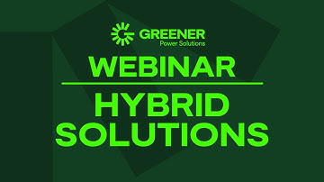 Greener webinar - HYBRID SOLUTIONS