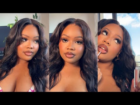 Spring Soft Pink Dewy Glam Makeup Tutorial 💞 MAIN CHARACTER GLAM ✨