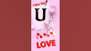 #U Letter Name Status❤️||Name art Video😍||Whatsapp status💘||2022  #mayar_nesha