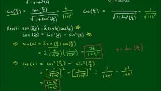Expressing Sin X And Cos X In Terms Of T Tan X 2 Youtube Expressing Sin X And Cos X In Terms Of T Tan X 2 Youtube