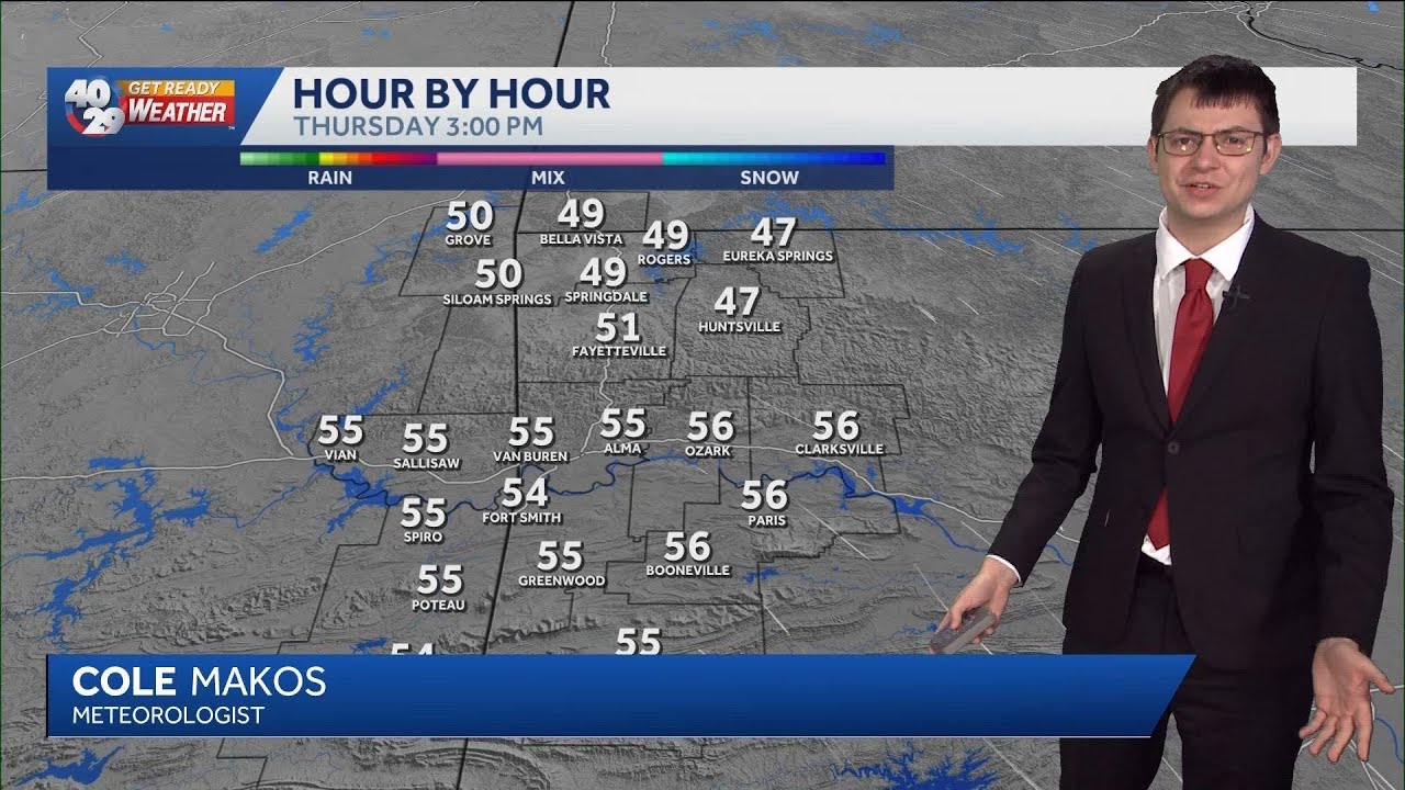 Watching our next rain chances for Arkansas - YouTube