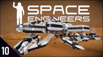 Space Engineers: Escape From Mars (Episode 10) - Attacking the Neighbors!
