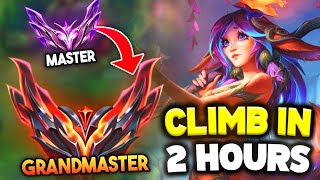 How to ACTUALLY Climb to Grandmasters in 3 Hours with Lillia Jungle Season 14