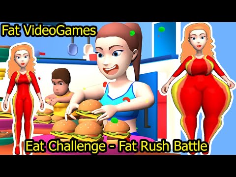 Fat games – Eat challenge - fat rush battle / game de inflation – - YouTube