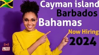 5 High Paid 2024 Jobs Training Provided Now Hiring In Cayman Island Bahamas & Barbados