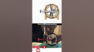 Rotary motion into reciprocating motion| Mechanism #mechanism #mechanicalengineering #3danimation.