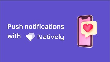 How To Set Up Push Notifications for a Web App / Website with One Signal and Natively 🚀