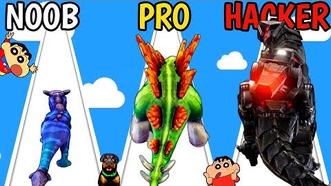 NOOB vs PRO vs HACKER In MONSTER CATCH RUN WITH SHINCHAN AND CHOP | EGG AREA |