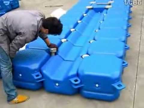 how to build the jet ski pontoon dock - YouTube