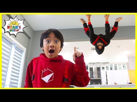 Ninja in the house!!! How to become a real Ninja with Ryan!!!