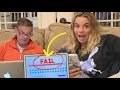 KATIE FAILS THE ON-LINE DRIVER'S PERMIT TEST **OH NO! her real test is tomorrow!!**