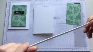 One Minute Wonder: Thanks - Stampin’ Up! Tea Together Stamp Set