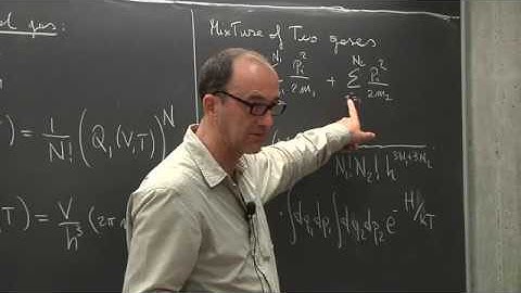 ICTP MediaCore Statistical mechanics Lecture 21 of 29