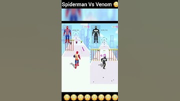 Spiderman Vs Venom 😳 Mashup Hero 3D Max level |GamePlay Walkthrough |AviMuS #mashuphero #shorts