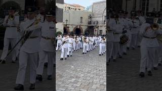 Royal Air Force band Marching in Gibraltar, #RAF, #british #military