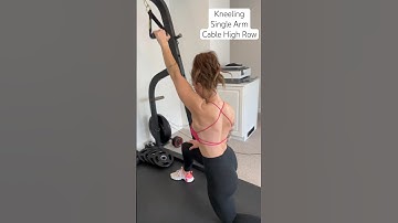 Kneeling Single Arm Cable High Row #fitness #workout #gym #homegym #motivation #liftheavy #backday