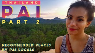 PAI Thailand Part 2 - Waterfall, Hot Spring, Temple and Sunset at Pai Canyon |  Life Out Loud GO
