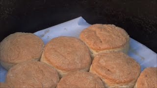 How to bake biscuits in a Dutch Oven