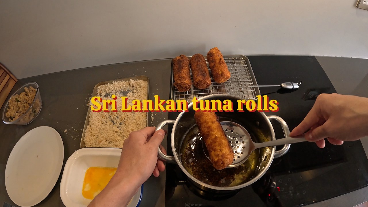 Sri Lankan tuna rolls