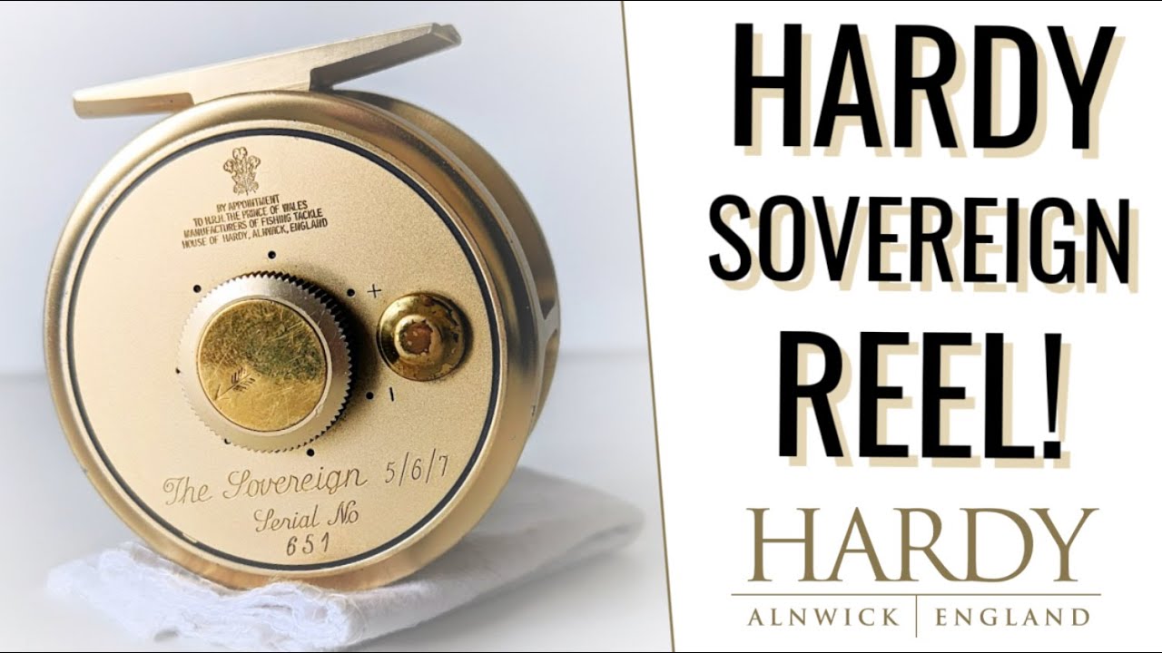 Hardy Sovereign Fly Reel - 7/8 - Black