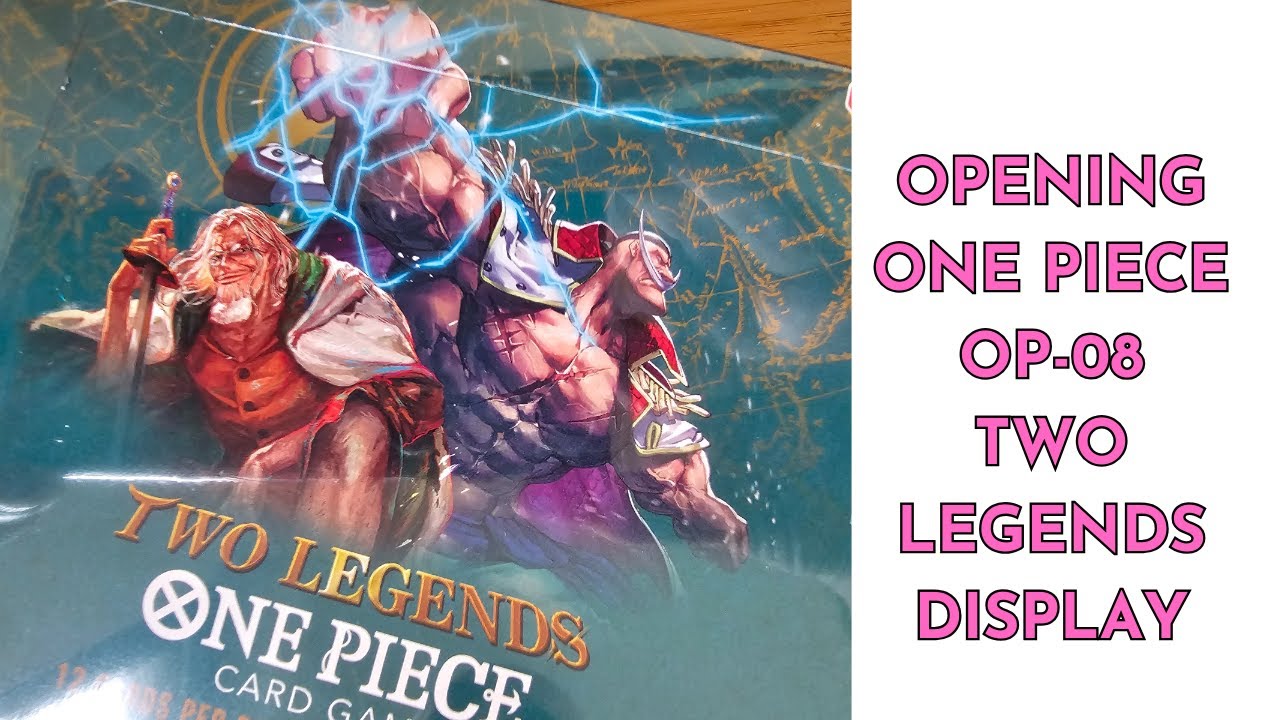 Le Seigneur des Ténèbres ! - OUVERTURE ONE PIECE CARD GAME OP-08 TWO LEGENDS DISPLAY