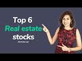 Top 6 Real estate stocks by Market cap | Real estate sector