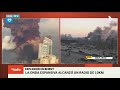 Tensión en el Líbano: impactante y masiva explosión en Beirut