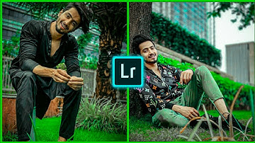 New lightroom green pop up look preset