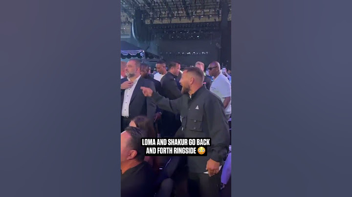 Loma and Shakur were going at it 🍿 👀