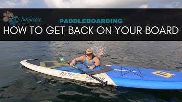 How to Safely Fall Off and Get Back on Your Stand Up Paddleboard 🏄🏽‍♀️✌🏼💙✨