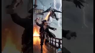 Captain Jack Sparrow Saves His Ship from Dragon 🔥 Funny Ending
