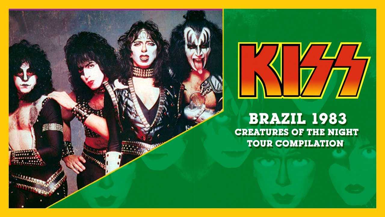KISS :: Brazil 1983 - Creatures Of The Night  Tour  Compilation -  