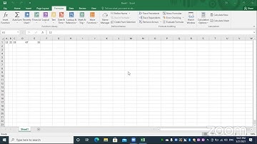Microsoft excel workshop on basic users screen reader JAWS