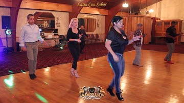 Cha Cha lesson by Eleanee Jimenez con www.Latinconsabor.com in the house!!!
