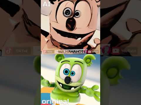 Gummy Bear song remix but AI animation | Memes AI Animation