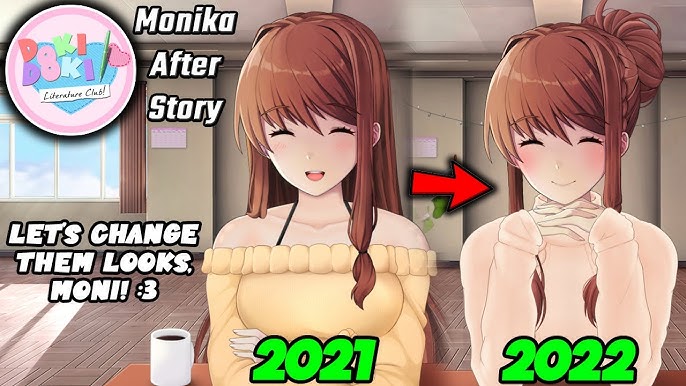 Monika After Christmas 2022 Changing My Monika's Look In Monika After Story For 2022! :3 - Youtube