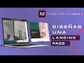 Como diseñar una pagina web con adobe xd PARTE 5 | aprende a realizar un boceto de web creativo.