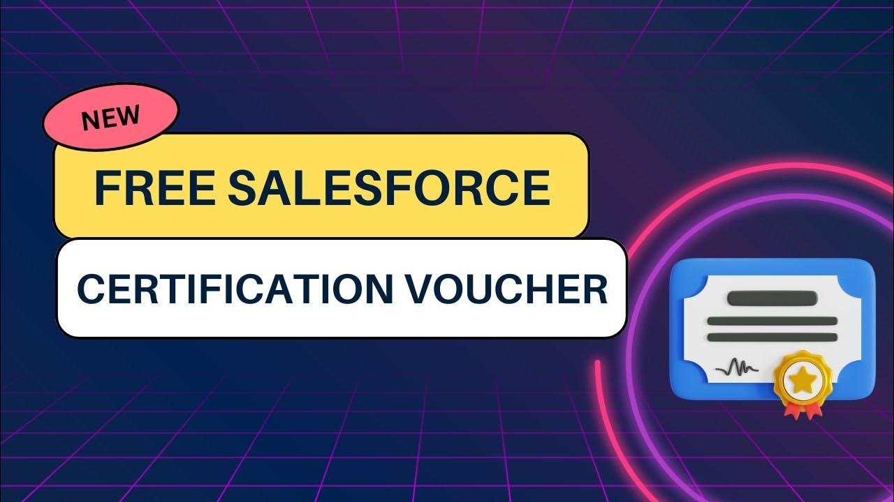 Free Salesforce Certification Voucher/ Coupon 2023 YouTube