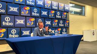 Bill Self discusses KU’s NCAA Tournament draw