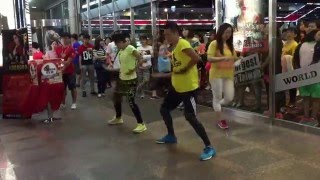 20150915 World Gym桃園復興店抽獎活動Zumba 帶動