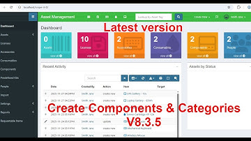 (08) How to Create Components & Categories in Snipe-IT | Snipe-IT Asset Management Tutorial