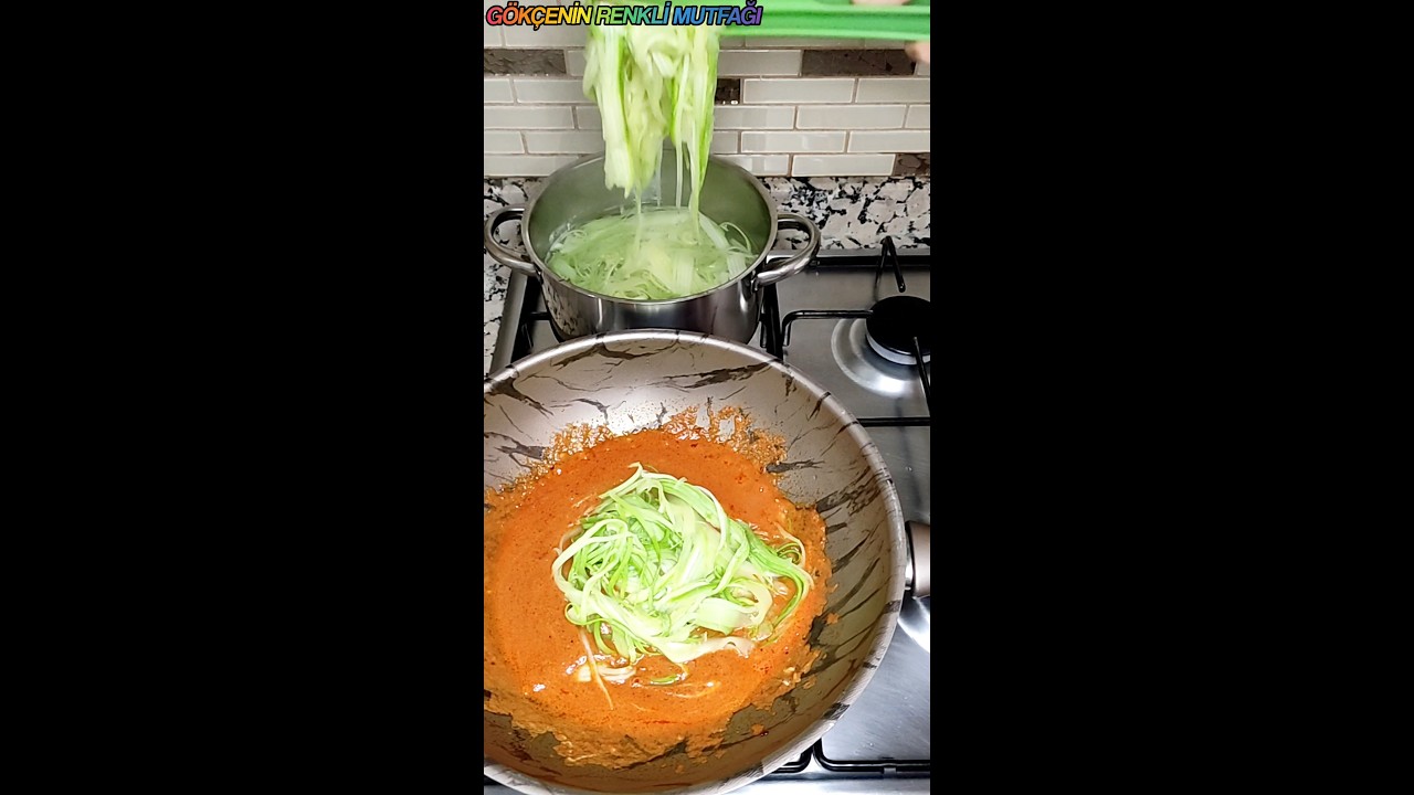 Kabak Spagetti / Salçalı Fit Makarna / Diyet Yemekleri / Az Kalorili Lezzetli Yemek Tarifi / Yemek Kabak Spagetti / Salçalı Fit Makarna / Diyet Yemekleri / Az Kalorili Lezzetli Yemek Tarifi / Yemek