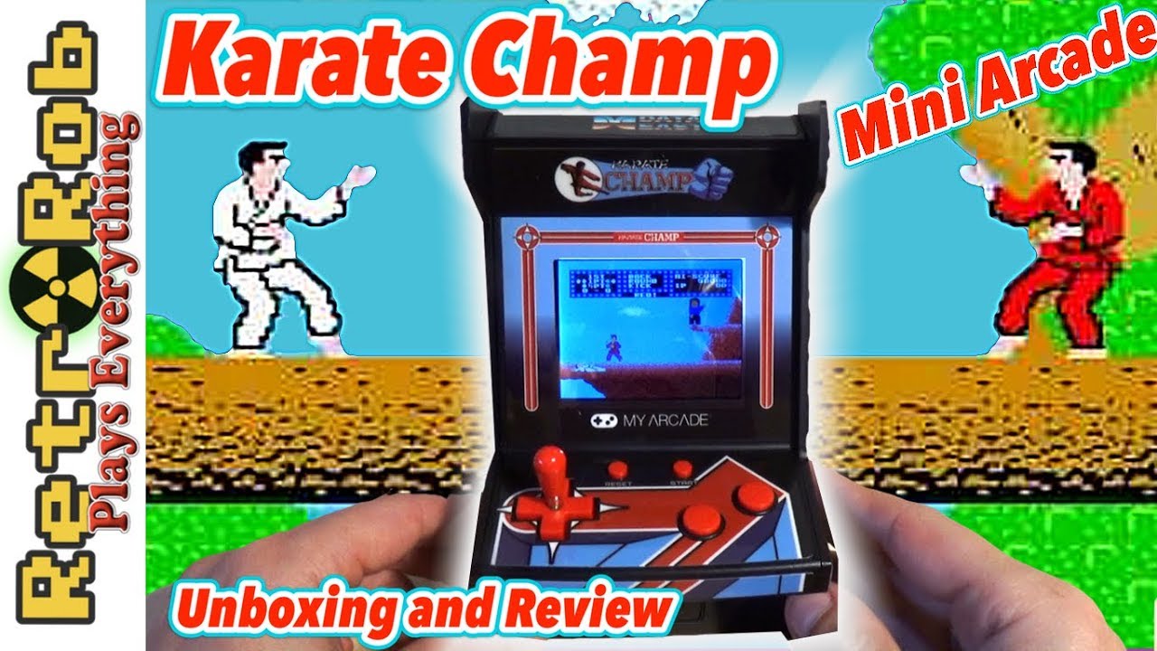 My Arcade Official Karate Champ Micro Player Handheld Retro Video Game 