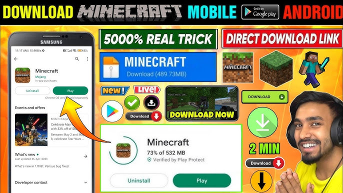 🎮 MINECRAFT DOWNLOAD 2023, HOW TO DOWNLOAD MINECRAFT PLAY STORE