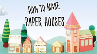 How To Make A Paper House: Simple DIY Tutorial With FREE Templates! by The Crafts Channel 3,265 views 1 year ago 20 minutes