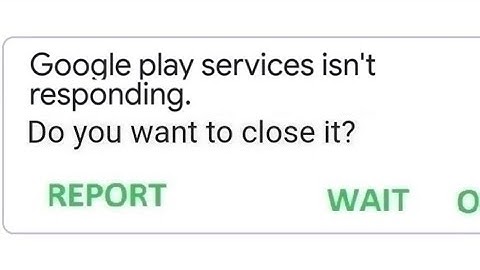 how to fix google play services isn
